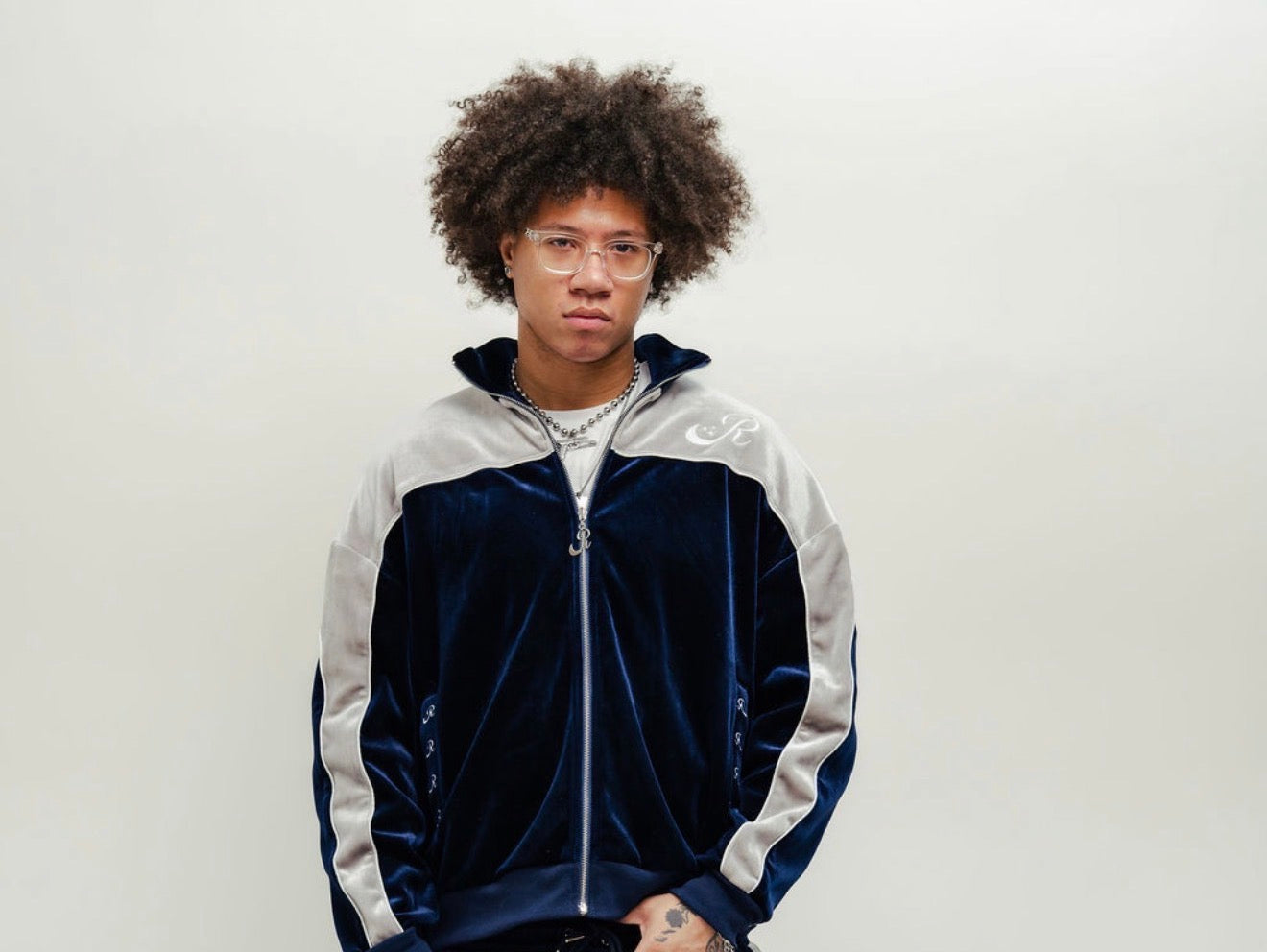 Menswear De La REVE Velour Jacket