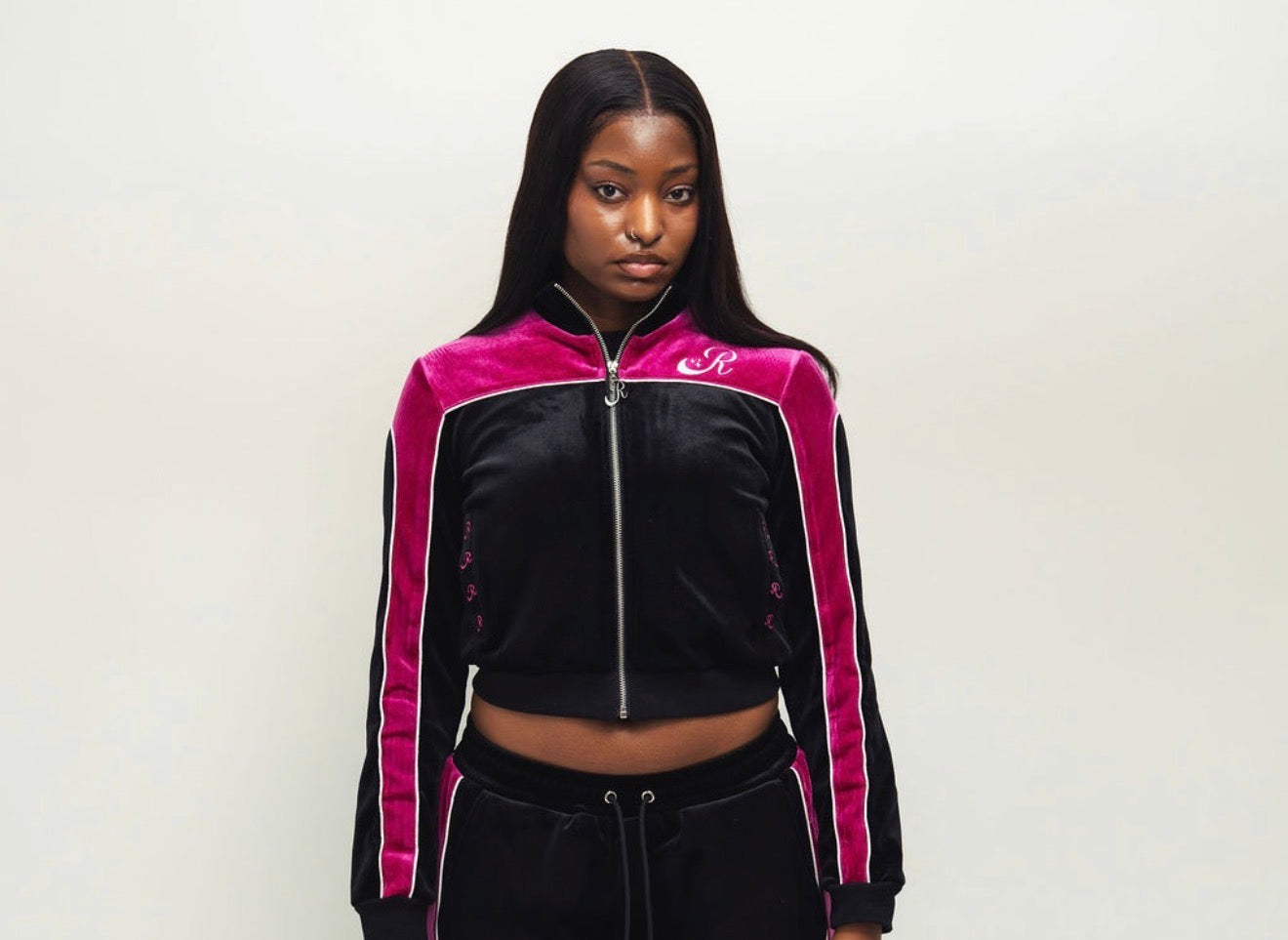 Womenswear De La REVE Velour Jacket